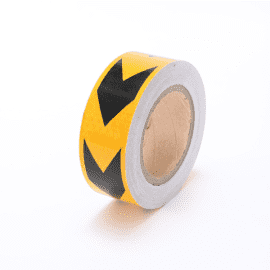 Arrow yellow and black Reflective Tape